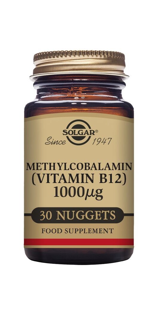 Solgar Metyylikobalamiini 1000 µg B12-vitamiini