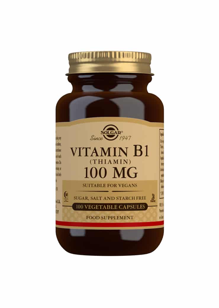 Solgar B1-vitamiini (Tiamiini) 100 mg