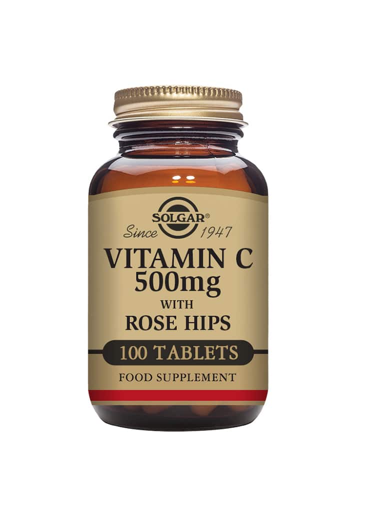 Solgar C-vitamiini & Ruusunmarja 500 mg