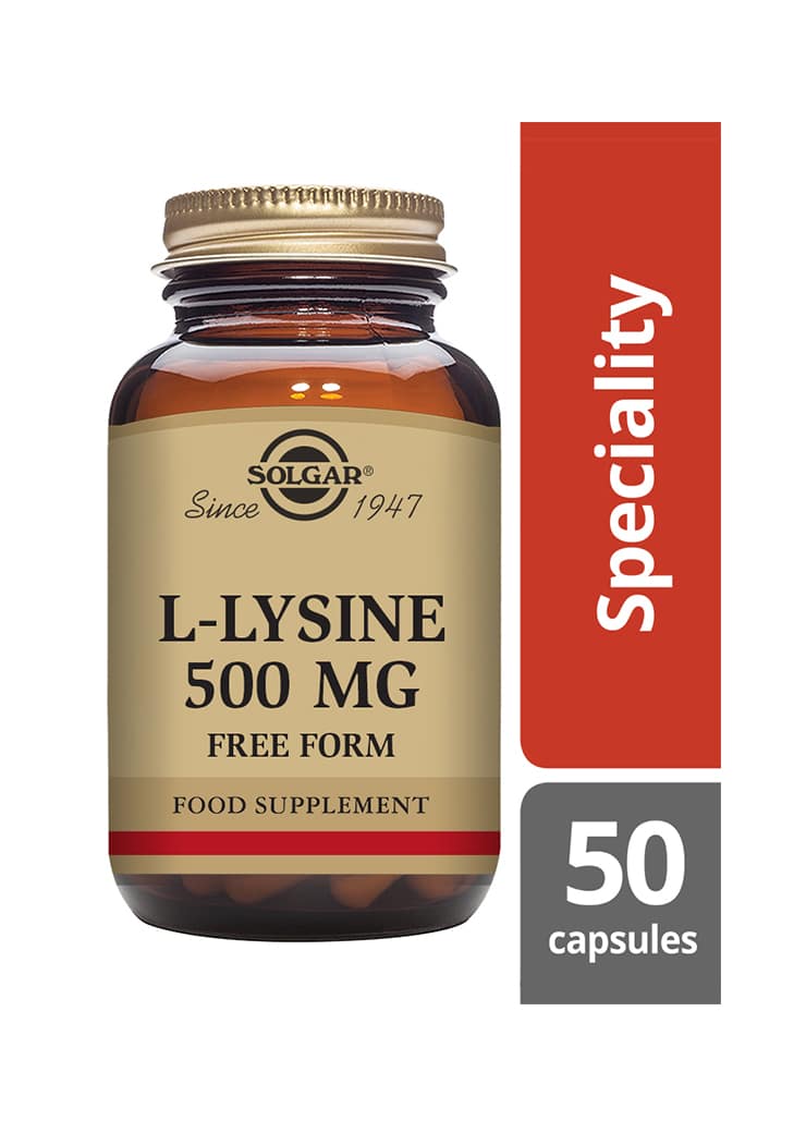 Solgar L-Lysiini 500 mg info
