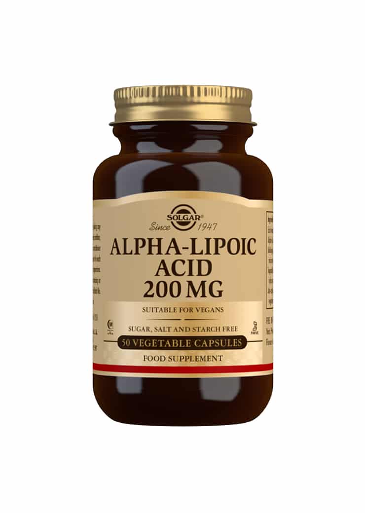 Solgar Alfalipoiinihappo 200 mg