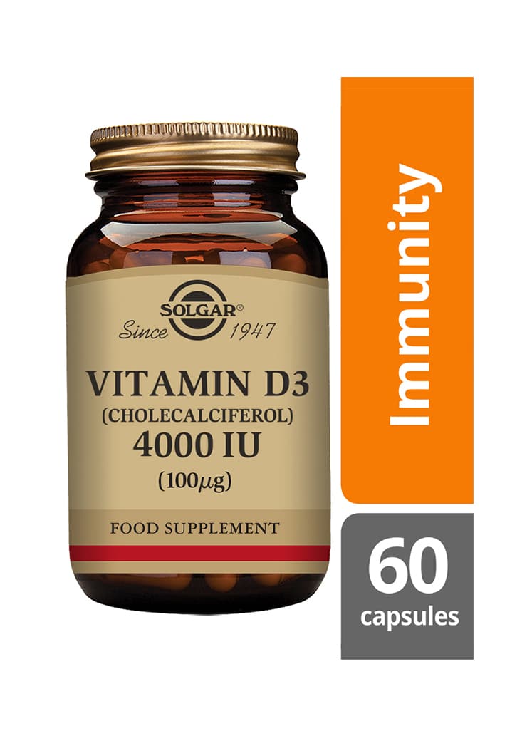 Solgar D3-vitamiini 100 µg info