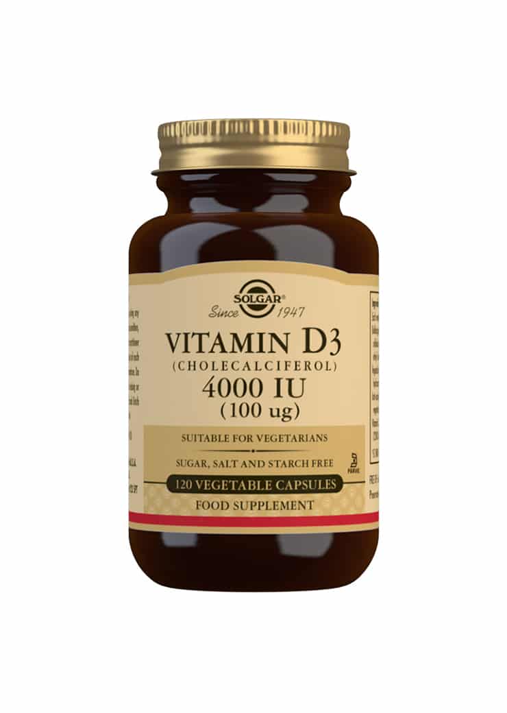 Solgar D3-vitamiini 100 µg