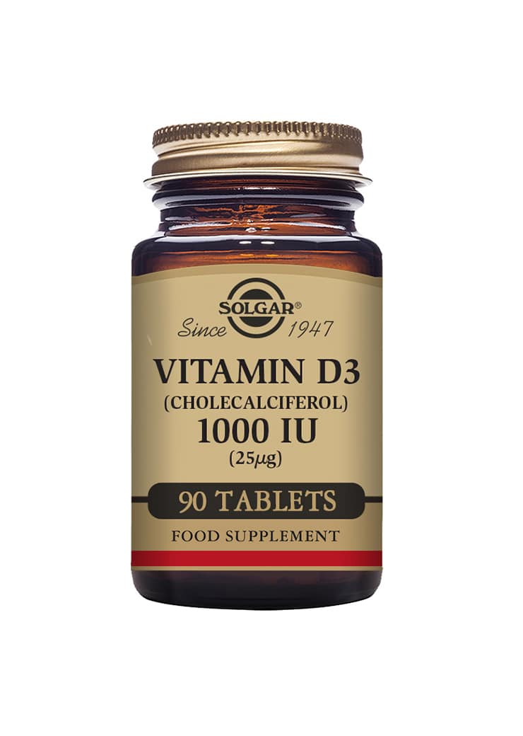 Solgar vahva D-vitamiini 25 µg