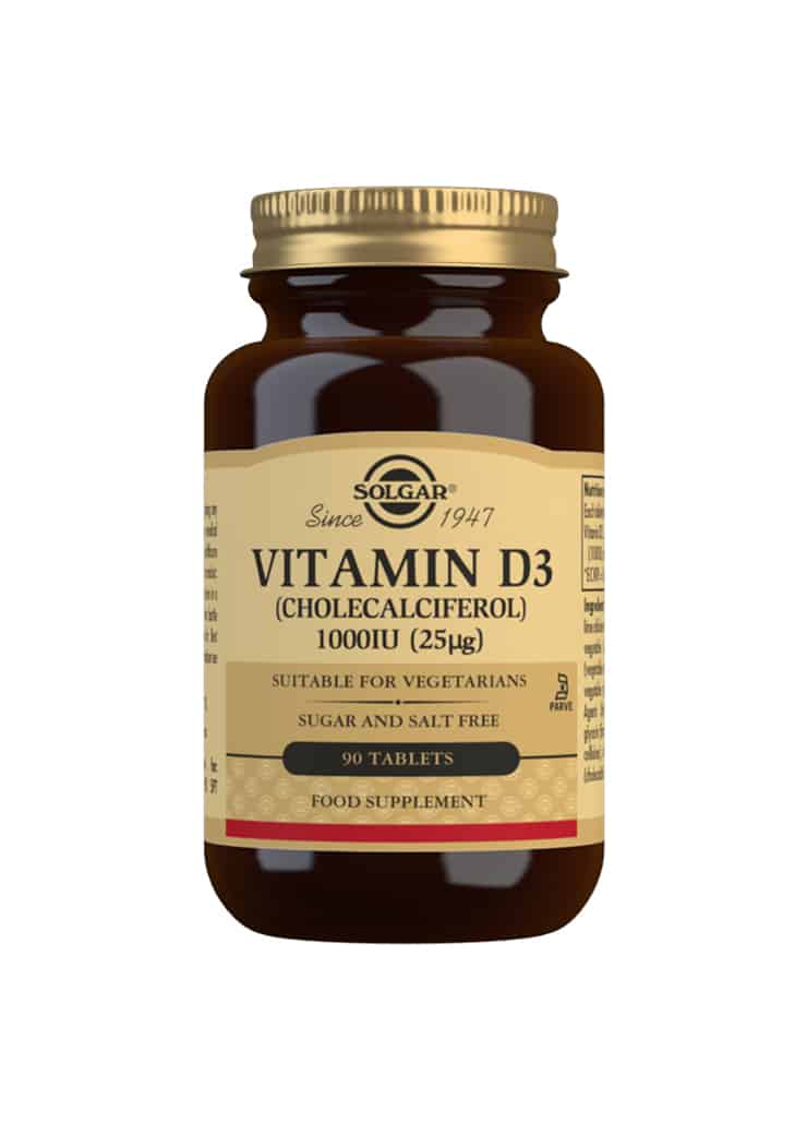 Solgar D3-vitamiini 25 µg