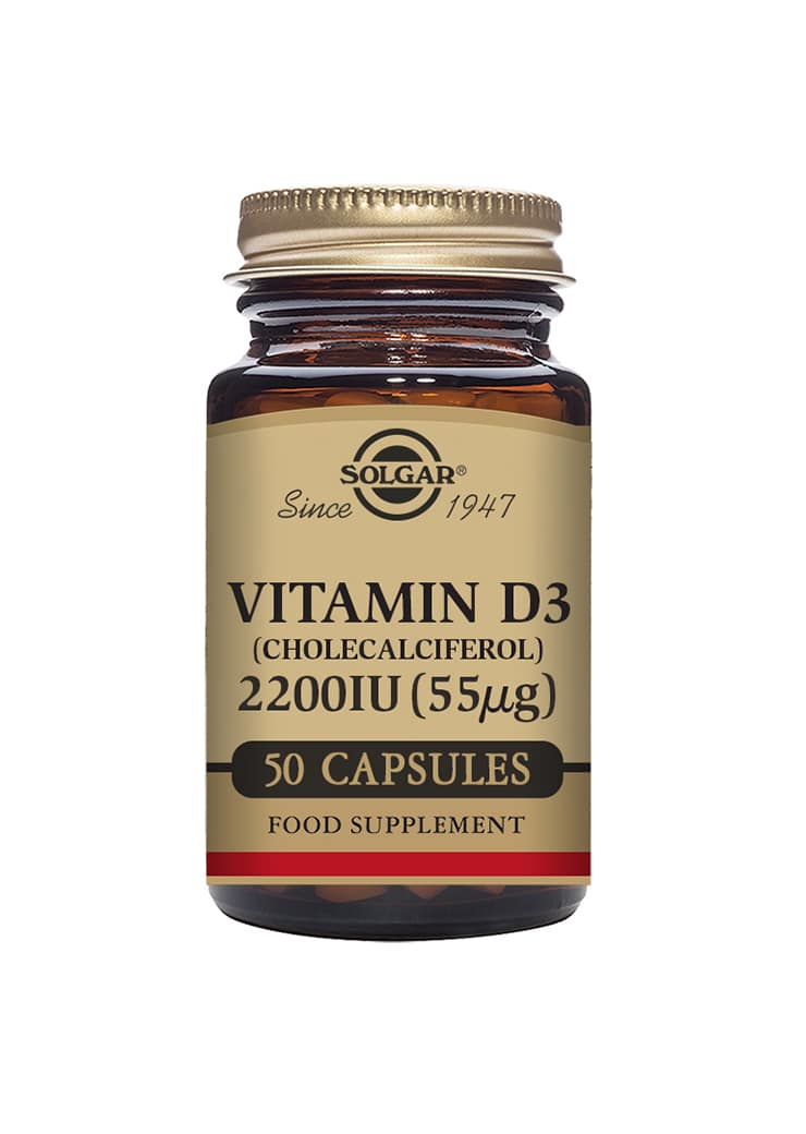 Solgar D3-vitamiini 55 µg