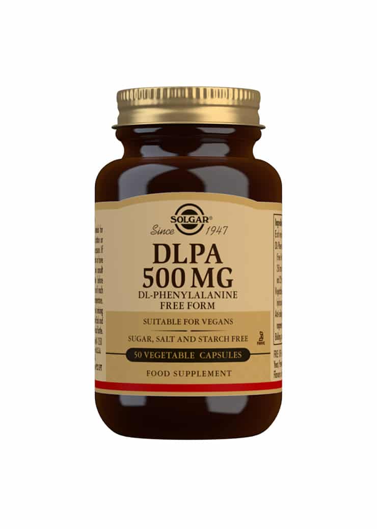 Solgar DLPA 500 mg fenyylialaniini