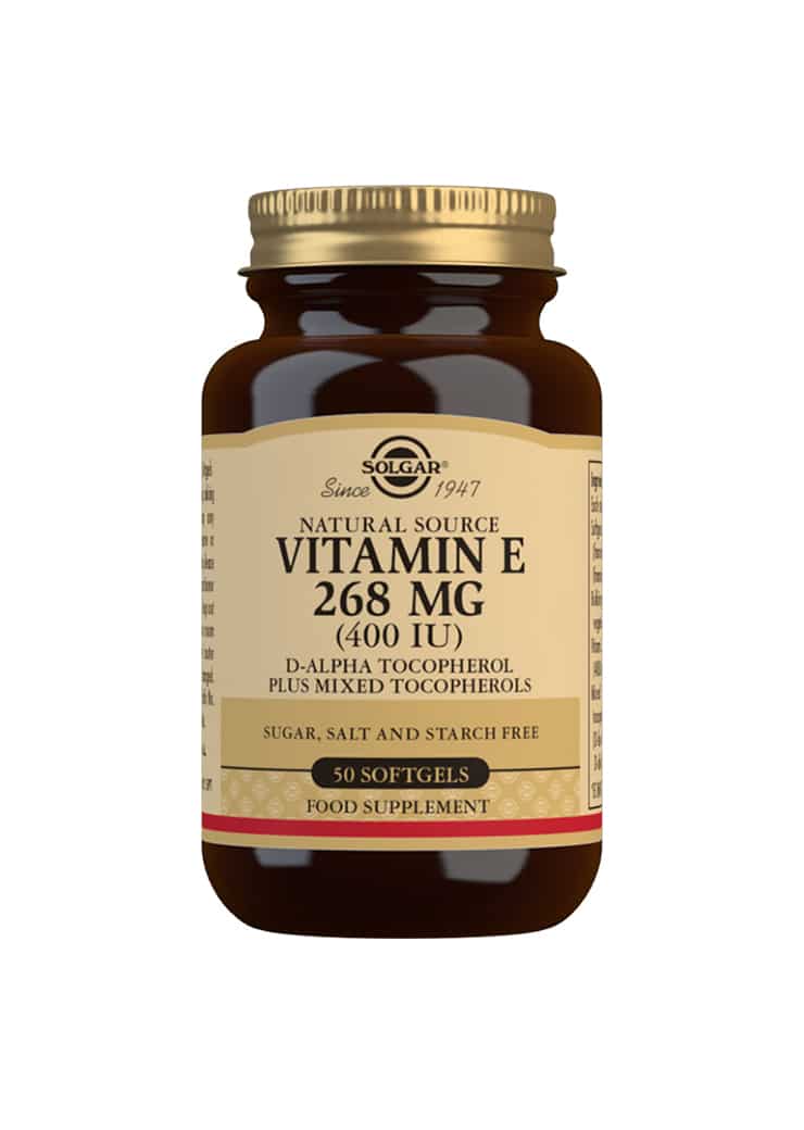 Solgar E-vitamiini 268 mg, 50 softgel
