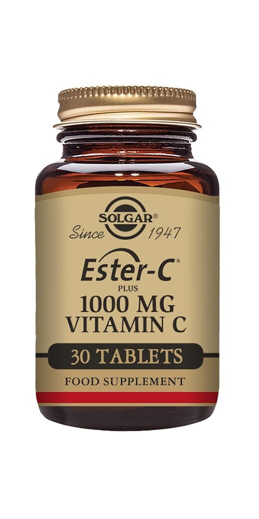 Solgar Ester-C®-Plus 1000 - vatsaystävällinen c-vitamiini mg