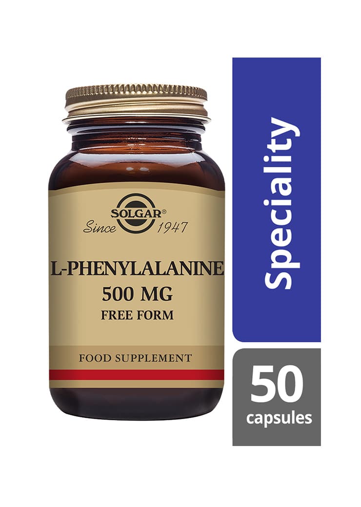 Solgar L-Fenyylialaniini 500 mg info