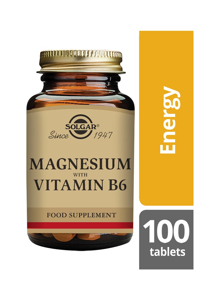 Solgar Magnesium & B6-vitamiini info