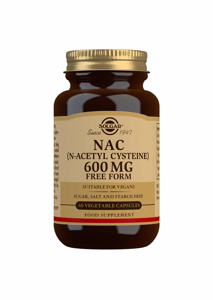 NAC 600 mg - N-Asetyyli L-Kysteiini info