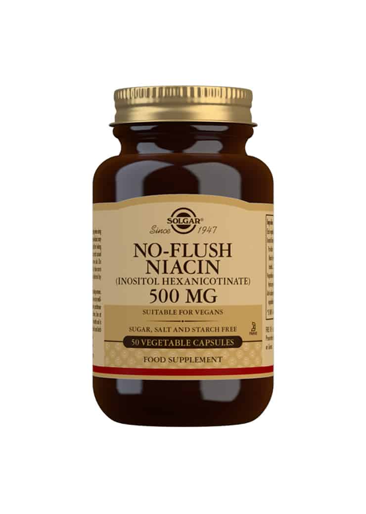 Solgar No-Flush Niasiini 500 mg