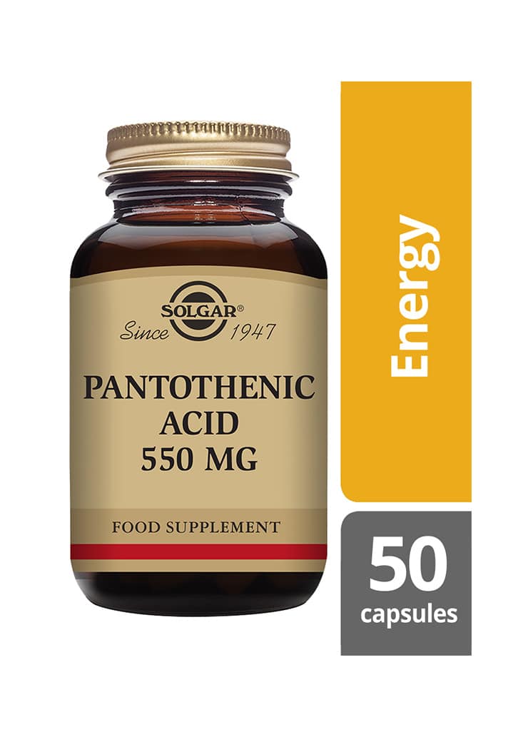 Solgar Pantoteenihappo 550 mg info