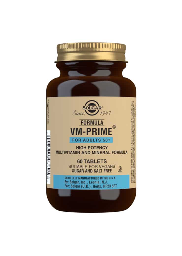 Solgar Formula VM-Prime®-monivitamiini +50-vuotiaalle
