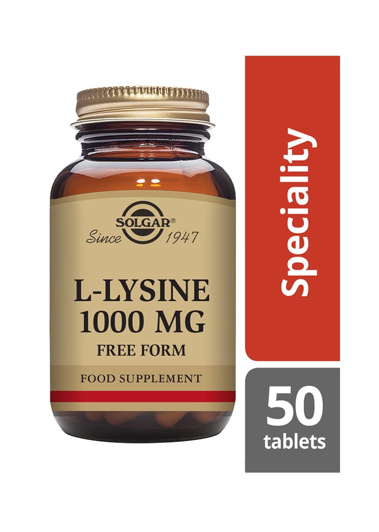 Solgar L-Lysiini 1000 mg info