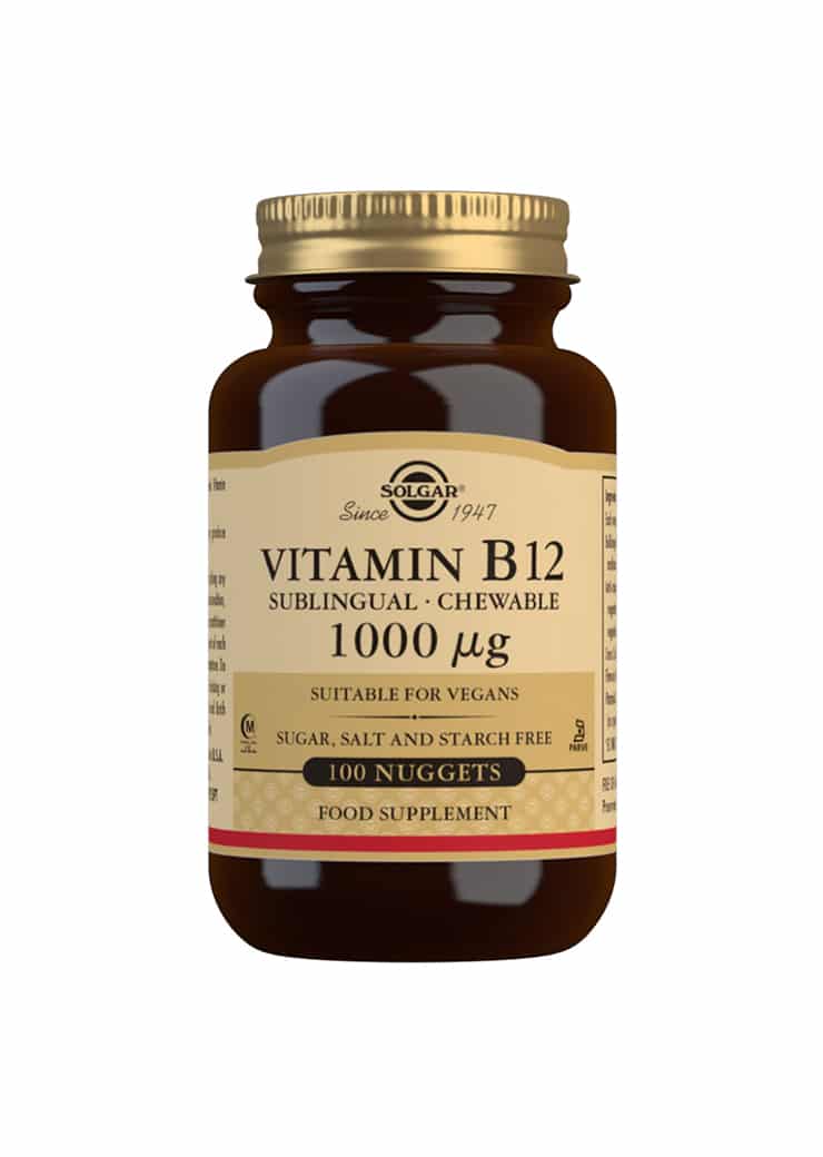 Solgar imeskeltävä B12-vitamiini
