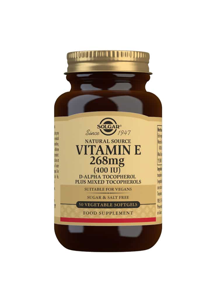 Solgar E-vitamiini 268 mg (vege), 50 softgel