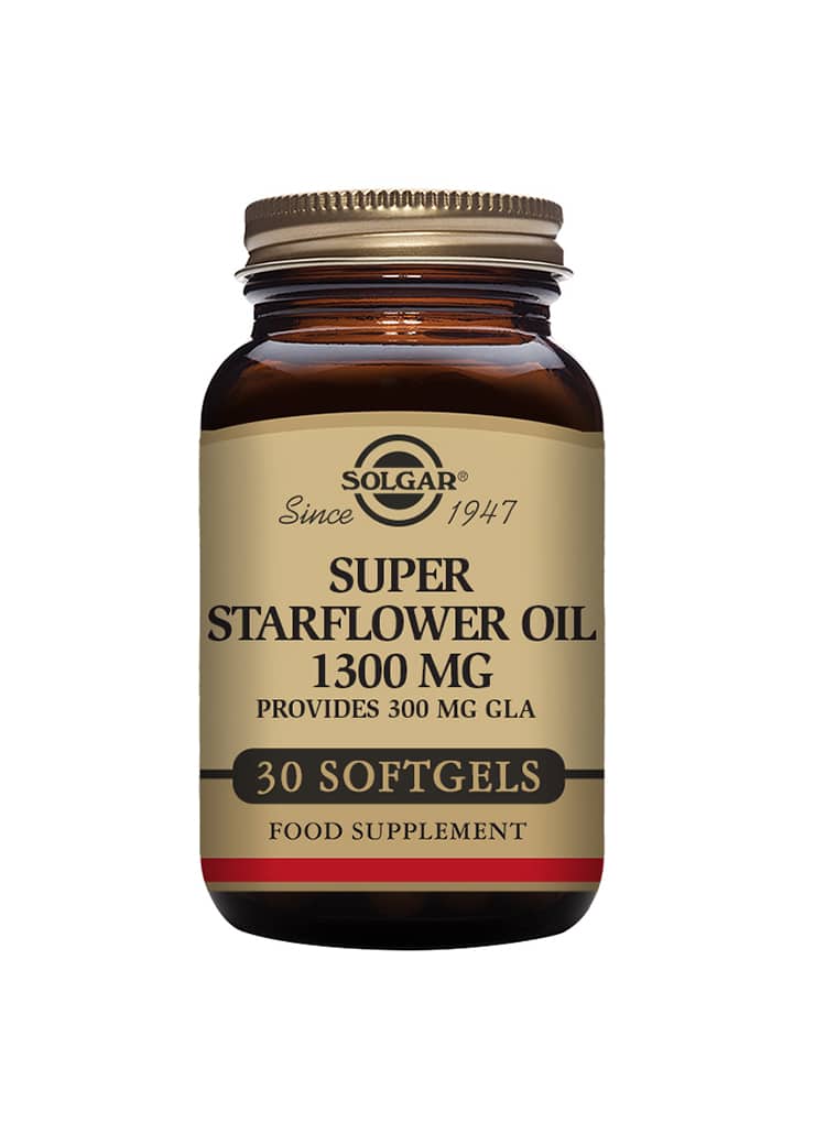 Solgar Super GLA 300 mg -purasruohoöljy