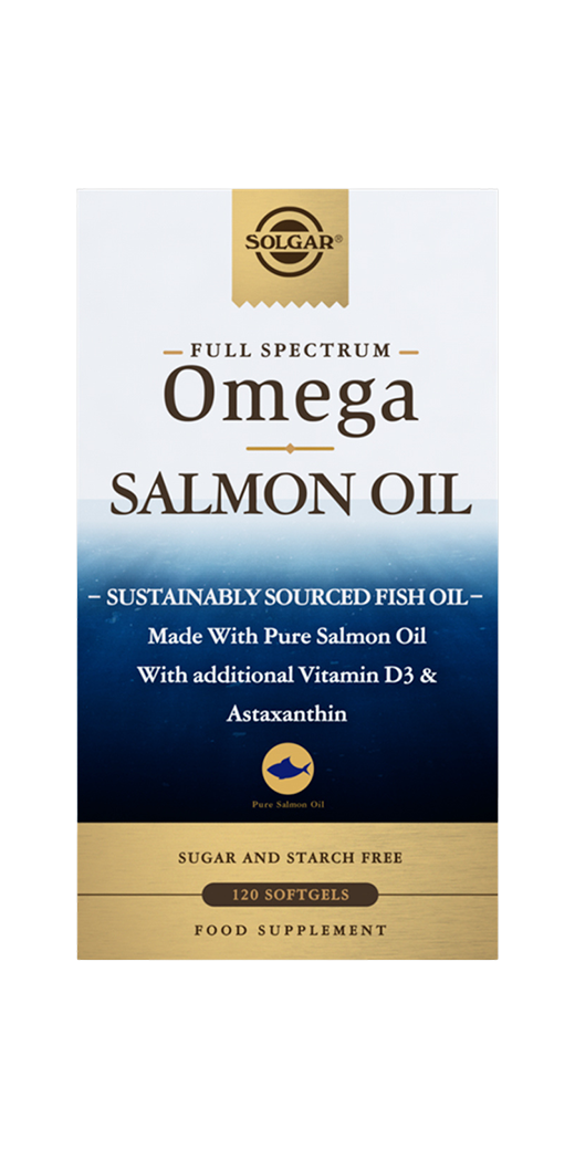 Solgar Full Spectrum Omega Salmon Oil kalaöljy